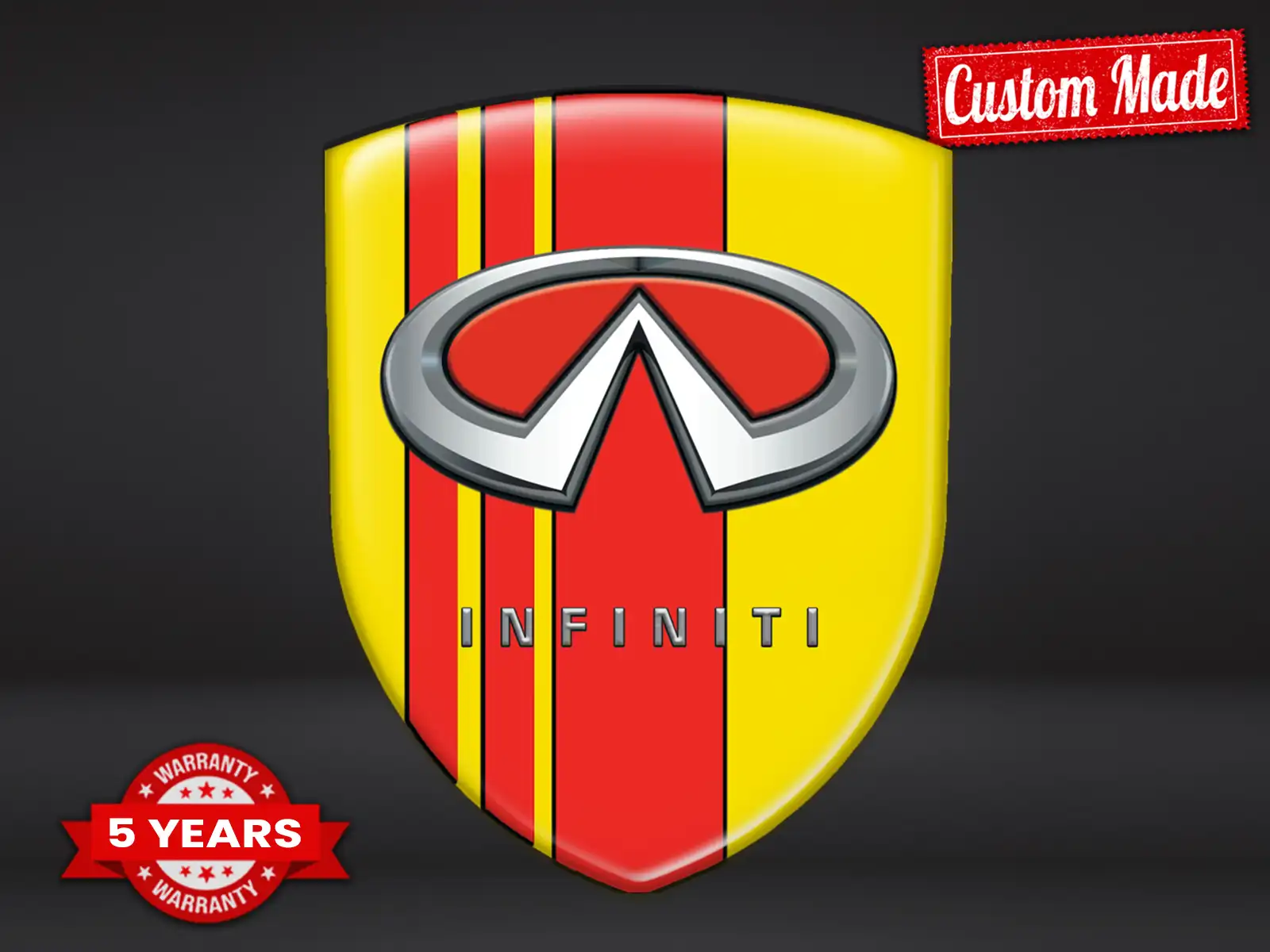 Infiniti Badges Voiture Durable Max Stylé Pro Performance